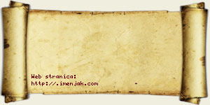 Brnča Iričanin vizit kartica